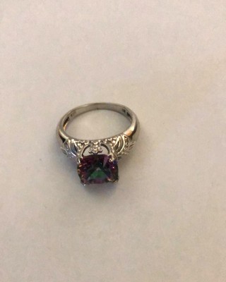 Ladies Mythic Gemstone Ring In 925 Sterling Silver Size S